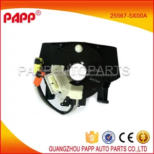 Double Wires Airbag Clock Spring 25567-5X00A 25567-eb301 for Navara D40 TIIDA thumbnail-1