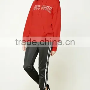 Cheap Custom Made Plus Size Red Long Sleeve Women Hoodie Sweatshirt Winter Graphic Print Plain Pullover Hoodie For Sale thumbnail-4