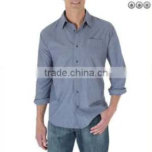 NEW ARRIVAL Long Sleeve Hot Collar Plaid Shirt thumbnail-3