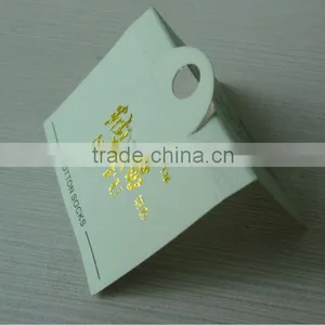 2017 China Custom Swing Tags Gold Stamping Hang Tags for Clothing thumbnail-2