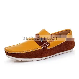 Male Casual Shoes Fashion New Model Style From China Factory, High Quality Men Casual Peas Shoes Sample With Leather thumbnail-1
