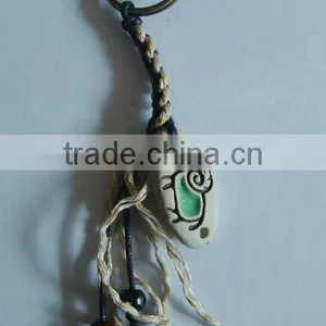 12 Constellation Keyring,Ceramic Constellation Pendant,Hand-knitted Textile Ancient Constellation Keychains thumbnail-1