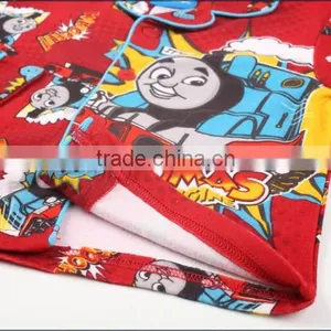 Boy Fall Night Suits Thomas Train thumbnail-4