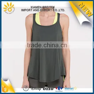 China Wholesale New Inventions Gym Yoga Lady Custom Tank Top thumbnail-2