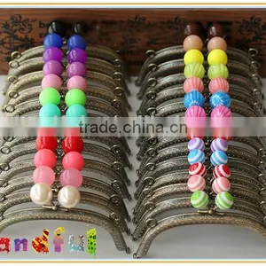 Colorful Gumball Frames Bag Making Supplies Metal Coin Sewing Purse Frame thumbnail-2
