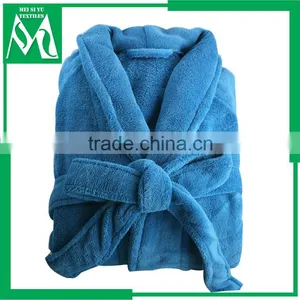 Coral Fleece Sauna Bathrobe Super Soft Sleepwear Bath Robe thumbnail-1