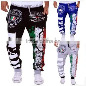 Mens Drawstring Jogginghose Italia Italien Italy Printed Loose Fit Sports Sportshose Pants Joggers thumbnail-1