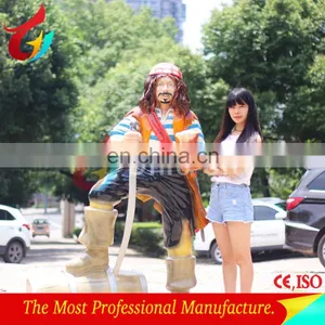 Classical Standing Fiberglass Iron Man Statute for Sale thumbnail-2