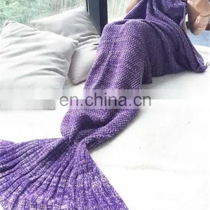 Warm Mermaid Tail Promotional Gift Blanket 2017 Hot Selling in Europe for Girlfriend thumbnail-3