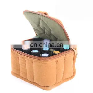 Fashion Good Quality Travelling Soft Waterproof 12 Bottles Essential Oil Bag for Gift thumbnail-2