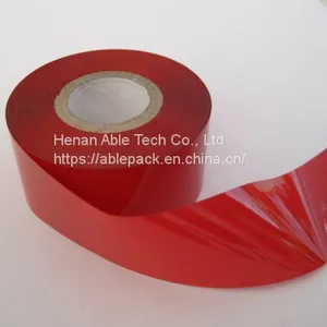 Red Hot Stamping Foil 25x122m for Paper , Plastic to Print the Batch Number thumbnail-2