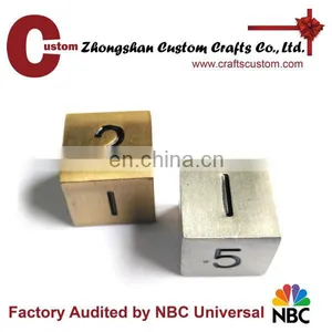 Custom Enamel Painted Logo Soft Corner 6 Side Dice thumbnail-3