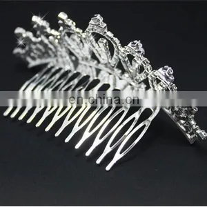 Rhinestone Crystal Crown Headband Tiara Wedding Bridal Flower Girl Prom thumbnail-2