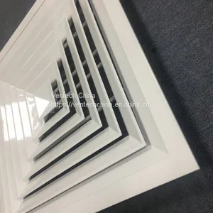 Aluminum Supply Square Lay in Air Ceiling Diffusers Parts China Supplier thumbnail-4