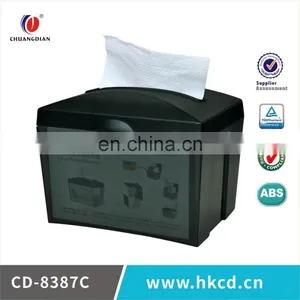 2015 Top Sales Multifunction Latest Design ABS Material Table Facial Tissue Dispenser CD-8387C thumbnail-2