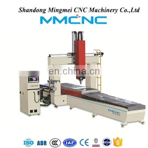 5 Axis Cnc Router for Plastic Wood Aluminum Mould Making Machine thumbnail-4