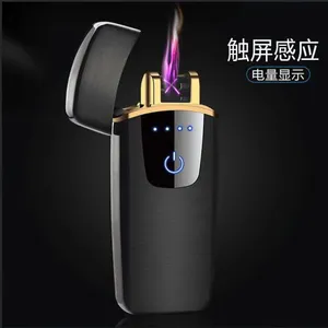 Silver Rechargeable Usb Touch Lighter Electronic Usb Ligter thumbnail-2