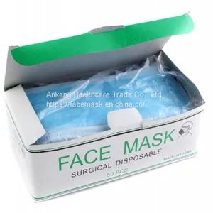 CE FDA Approved - Anti Virus 3 Filter Layers BFE 99% Non-Woven Skin-Friendly Disposable Face Mask -HE0002 thumbnail-2