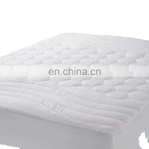 Hypoallergenic Queen Quilt Elastic Soild Coloured Patterned Bed Cover Waterproof Mattress Protector For India thumbnail-1
