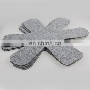 2017 Fashion Flower Design Felt Pot and Pan Protectors thumbnail-4