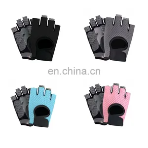 Hampool Wrist Support Half Finger Weight Lifting Gym Sports Gloves thumbnail-7