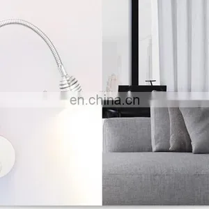 Led 1w 110v 220v Wall Mounted Hotel Bedroom Bed Headboard Warm White and Cool White Reading Lamp thumbnail-5