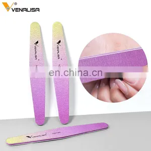 51105 VANALISA Professional 100/180 Emery Board Nail File Manicure Pedicure Half Moon Art Tools Custom Logo thumbnail-4