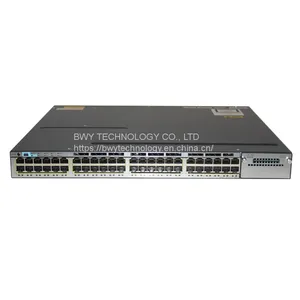 WS-C3750X-48P-S Cisco Catalyst 3750-X PoE Switch Layer 3 48Ports POE Managed Stackable Network Switch thumbnail-1