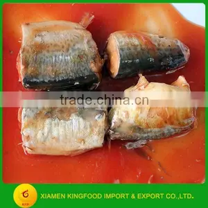 Canned Jack Mackerel in Tomato Sauce in Brine thumbnail-3