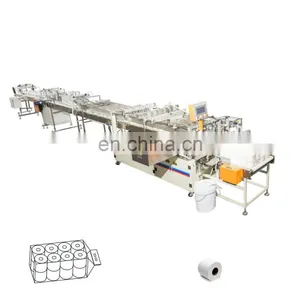High Quality 24 Rolls Toilet Paper Packing Machine With Convey Belt thumbnail-1