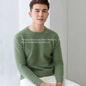 New Designs O-neck Men Winter Pullover Cashmere Knitted Sweaters thumbnail-3