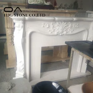 Hot New Products Marble Stone Fireplace Decoration thumbnail-1