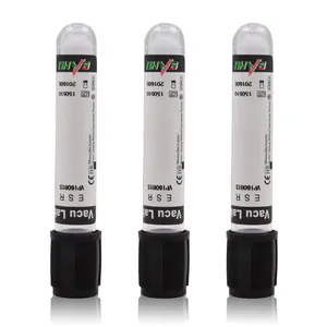 High Quality Vacuum EDTA Blood Collect Tube Lavend Blood Collector Glass PET Vacuum ESR Test Tube 13x75mm Vacuum Tube Glucos Whole Blood thumbnail-1