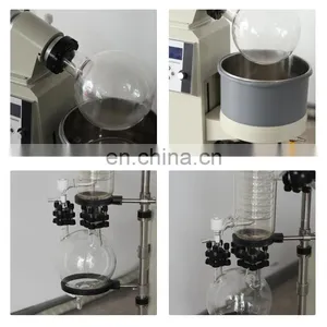 OEM Mini 2L 5L 10L 20L 50L Turnkey Vacuum Distillation Equipment Water Oil Bath Rotary Evaporator Evaporation Rotovap thumbnail-5