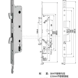 Double Hook Latch Mortise Door Lock 3085 Model thumbnail-4