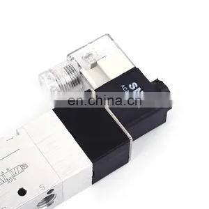 SNS 4V330-10 Series Inlet Double Coils Pilot-operated Pneumatic Air Electric Solenoid Valve thumbnail-2