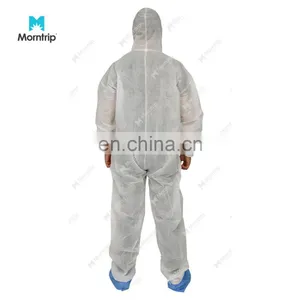 Wholesale Price White List Factory Livestock Breeding Use Clothing Comfortable and Durable PP Coverall With OEM Service thumbnail-3