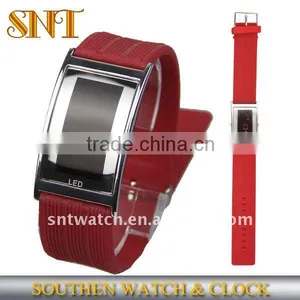 Mirror Silicone Led Digital Watch thumbnail-1