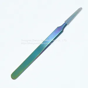 Eyelash Grafting Tweezers Special Colorful Eyelash Beautifying Tools High Precision Color Flowering Clip Straight Elbow Tweezers No. 14 Tweezers thumbnail-5