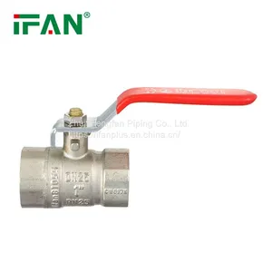 IFAN Long Handle Silver 81055 Ball Valve Brass Forging Water Ball Valve thumbnail-4