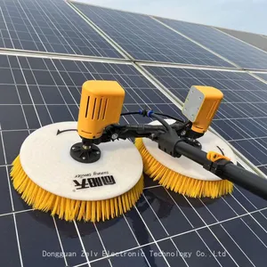 Efficient and Easy Operating Solar Cleaner Rotating Solar Panel Cleaning Brush Supplier PV Cleaning Robot Sunnysmiler thumbnail-2