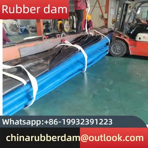 Customized Production of Book Style Inflatable Flood Control Dam, Retaining Dam, Steel Wire Boneless Rubber Dam thumbnail-1