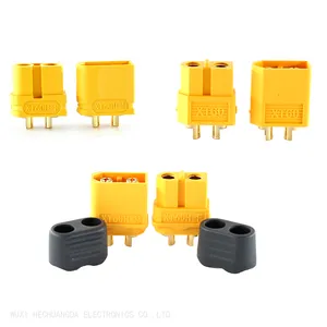 Amass Genuine XT60U XT60 XT60H-F/M Connectors With Back House Male Female Battery Connectors XT60U XT60 XT60H-F/M thumbnail-1