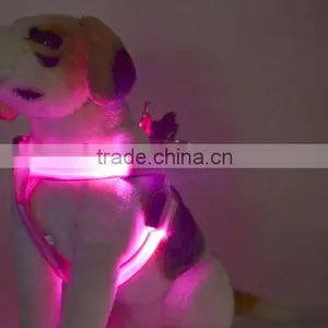 Factory Supply Stock Wholesale Pet Dog Harness LED Pet Harness thumbnail-1
