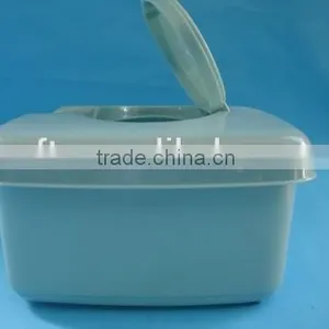 Easy Taking Plastic Wet Wipes Box for 80pcs With Flip Top Cap thumbnail-3