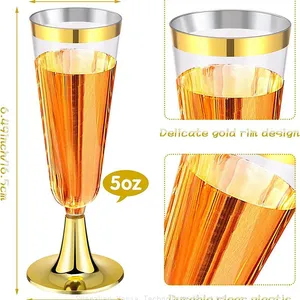 Factory Direct Custom Champagne Wine Glass - Logo-Printed Plastic, Corporate Event Glassware thumbnail-3