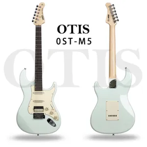 OEM Best OTIS 0ST-M5 Green Electric Guitar (Canadian Maple Neck, S-S-H Alnico Pickup) thumbnail-1