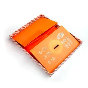 High Quality Luxury Strong Custom Orange Shoes Packaging Box With Your Logo for Shoes thumbnail-2