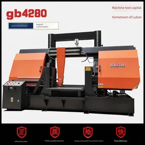 Semi-automatic Horizontal Metal Band Sawing Machine, Steel Bar Saw Band Sawing Machine, Cnc Band Sawing Machine Gb4280 thumbnail-1