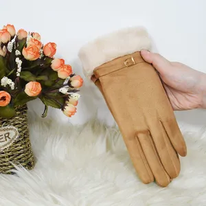 Wholesale Touch Screen Gloves High Quality Winter Warm Knitted Gloves for Men Women thumbnail-5